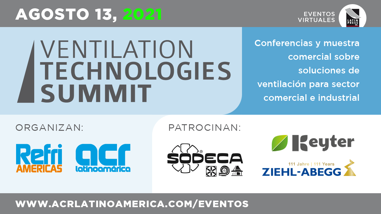 Conferencias y muestra comercial sobre soluciones de ventilación para sector comercial e industrial
