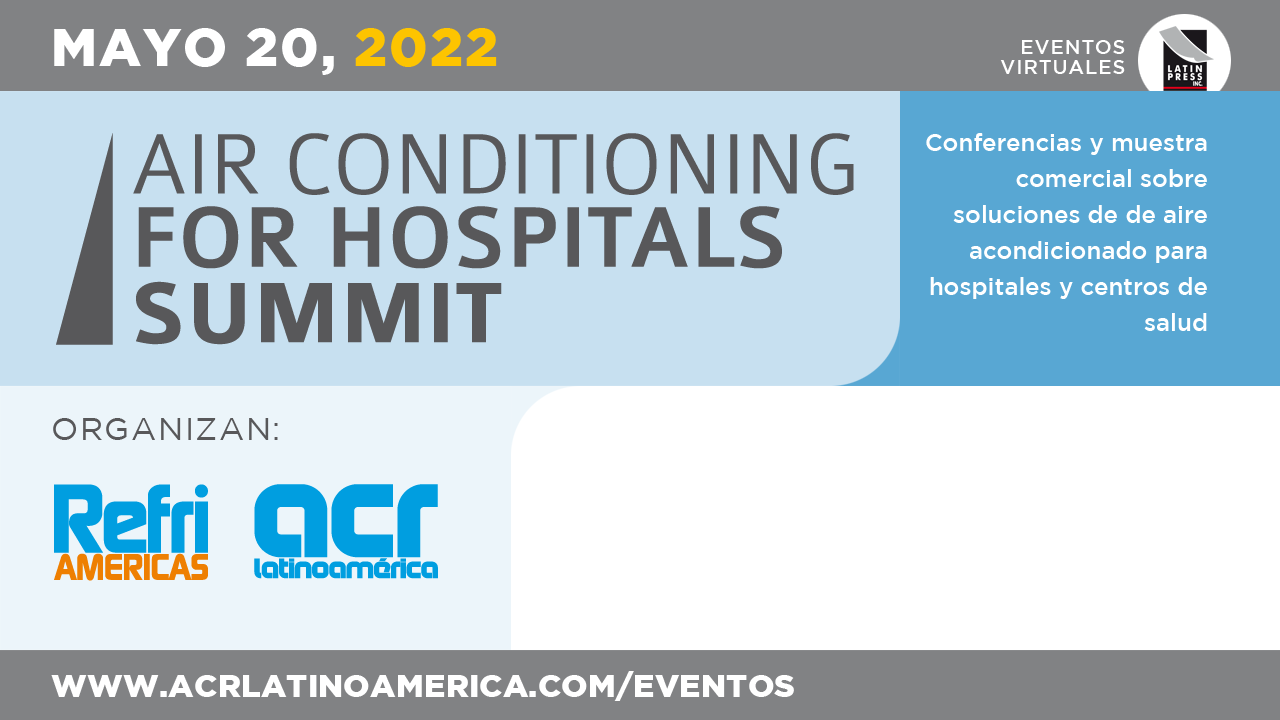 Conferencias y muestra comercial sobre soluciones de de aire acondicionado para hospitales y centros de salud