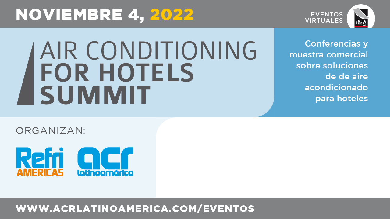 Conferencias y muestra comercial sobre soluciones de de aire acondicionado para hoteles