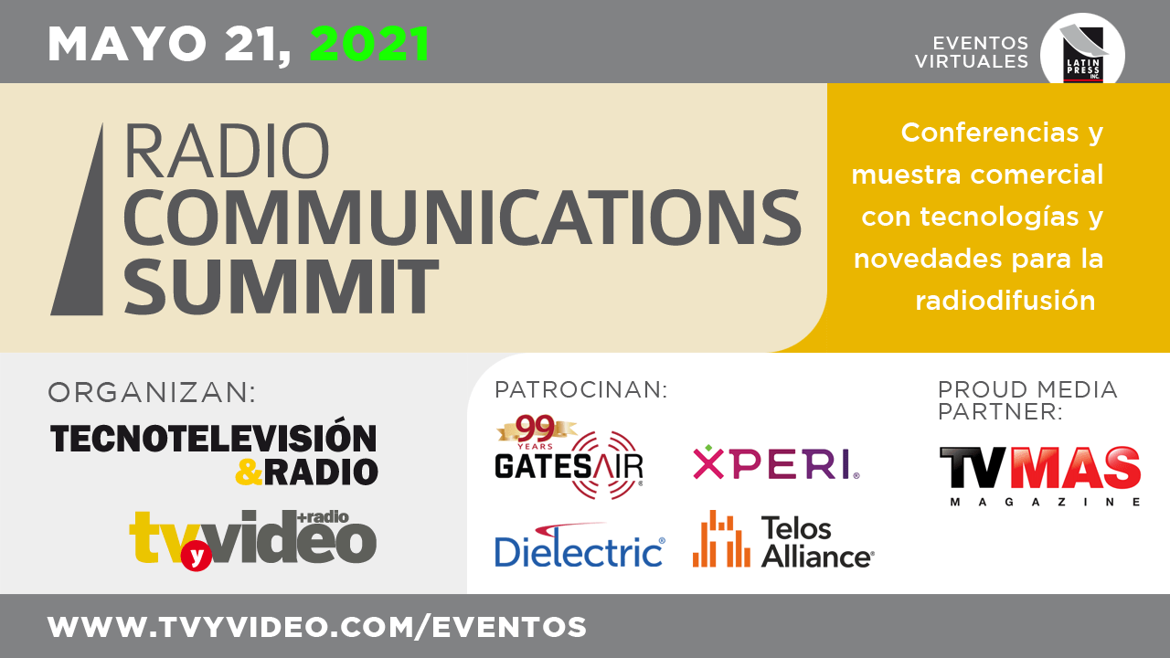Conferencias y muestra comercial con tecnologías y novedades para la radiodifusión 