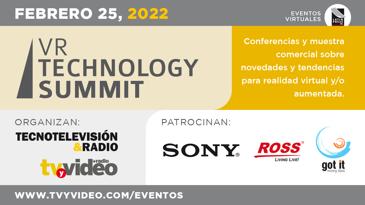 Conferencias y muestra comercial sobre novedades y tendencias para realidad virtual y/o aumentada.