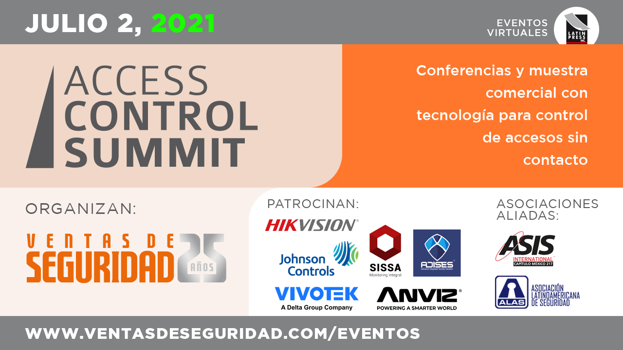 Conferencias y muestra comercial con tecnología para control de accesos sin contacto