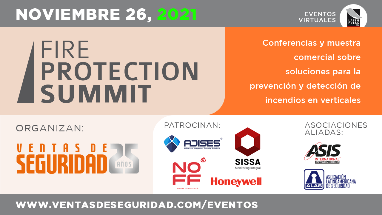 Conferencias y muestra comercial sobre soluciones para la prevención y detección de incendios en verticales