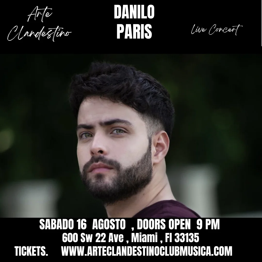 Danilo Paris en concierto en el Arte Clandestino Music Club