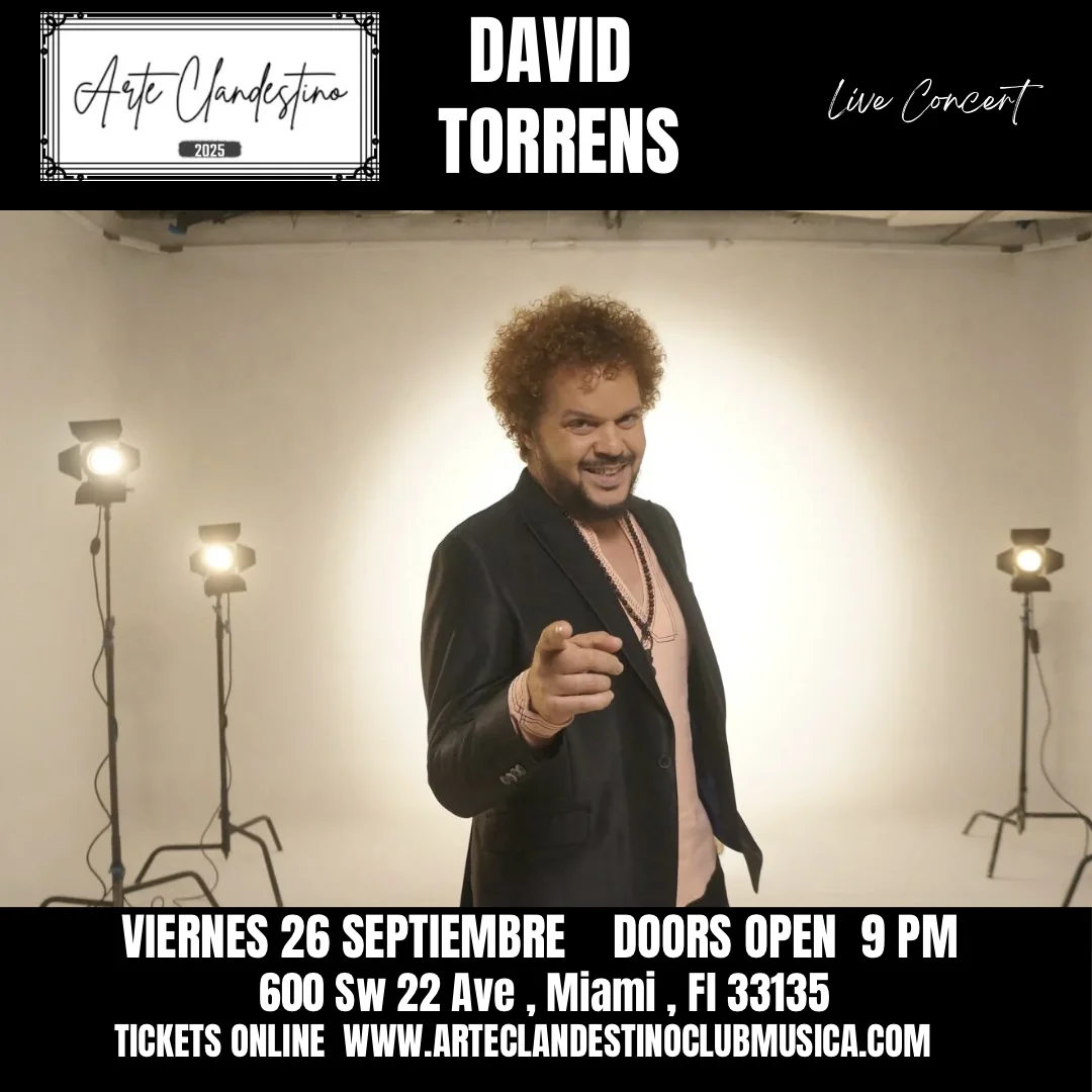 David Torrens en concierto en el Arte Clandestino Music Club