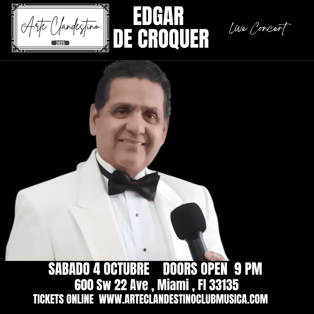 Edgar de Croquer en concierto en el Arte Clandestino Music Club