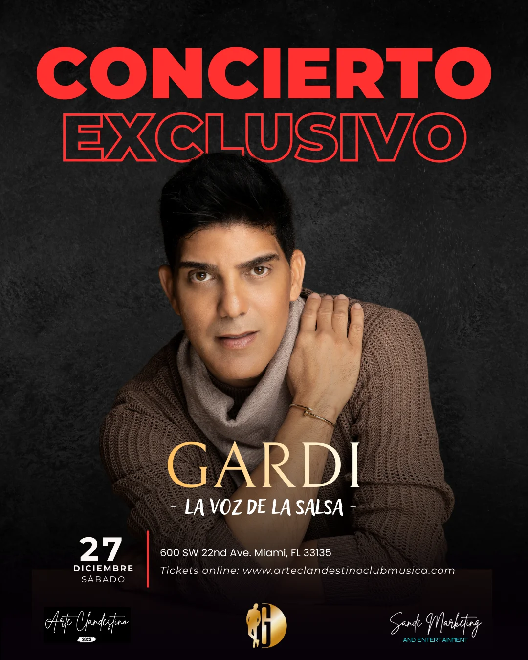 Gardi en el Arte Clandestino Music Club