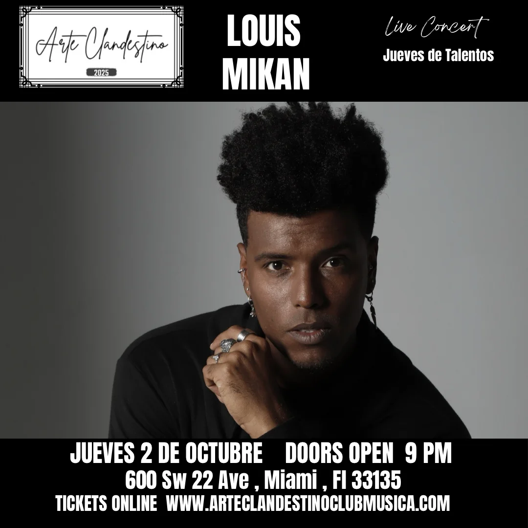 Louis Mikan en concierto en el Arte Clandestino Music Club