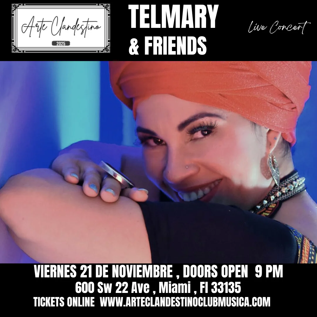 Telmary en concierto en el Arte Clandestino Music Club