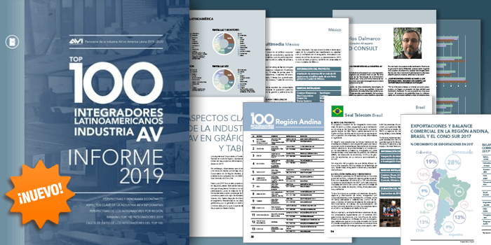 TOP 100 INTEGRADORES SISTEMAS A/V MULTIMEDIA • 2019-2020